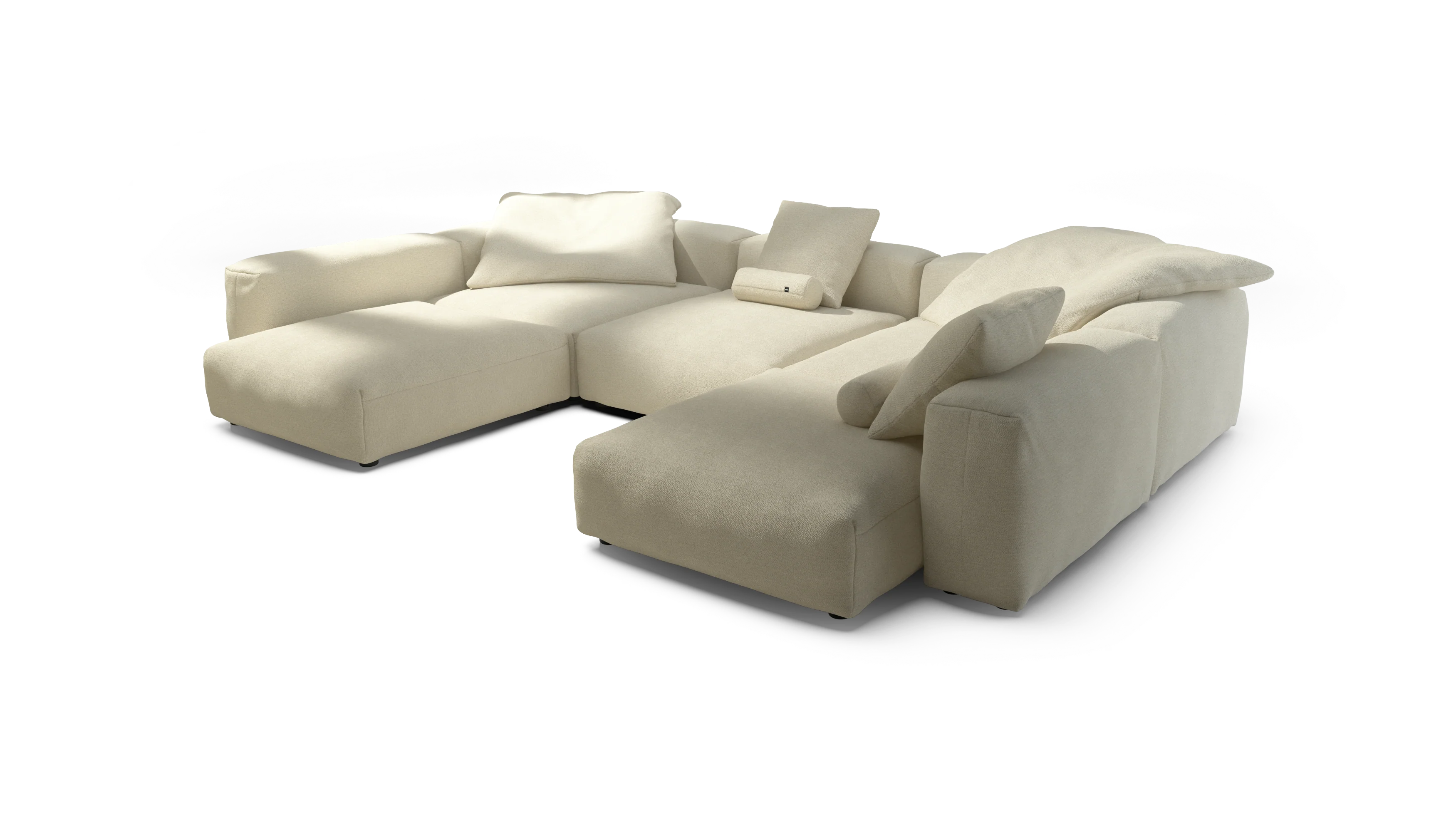 vetsak | Sofa Set 06 - Loop Loop - Duna | Modular Sofa | 6.5 Seater | Big Sofa | U-Shape | Corner Sofa - Image 3