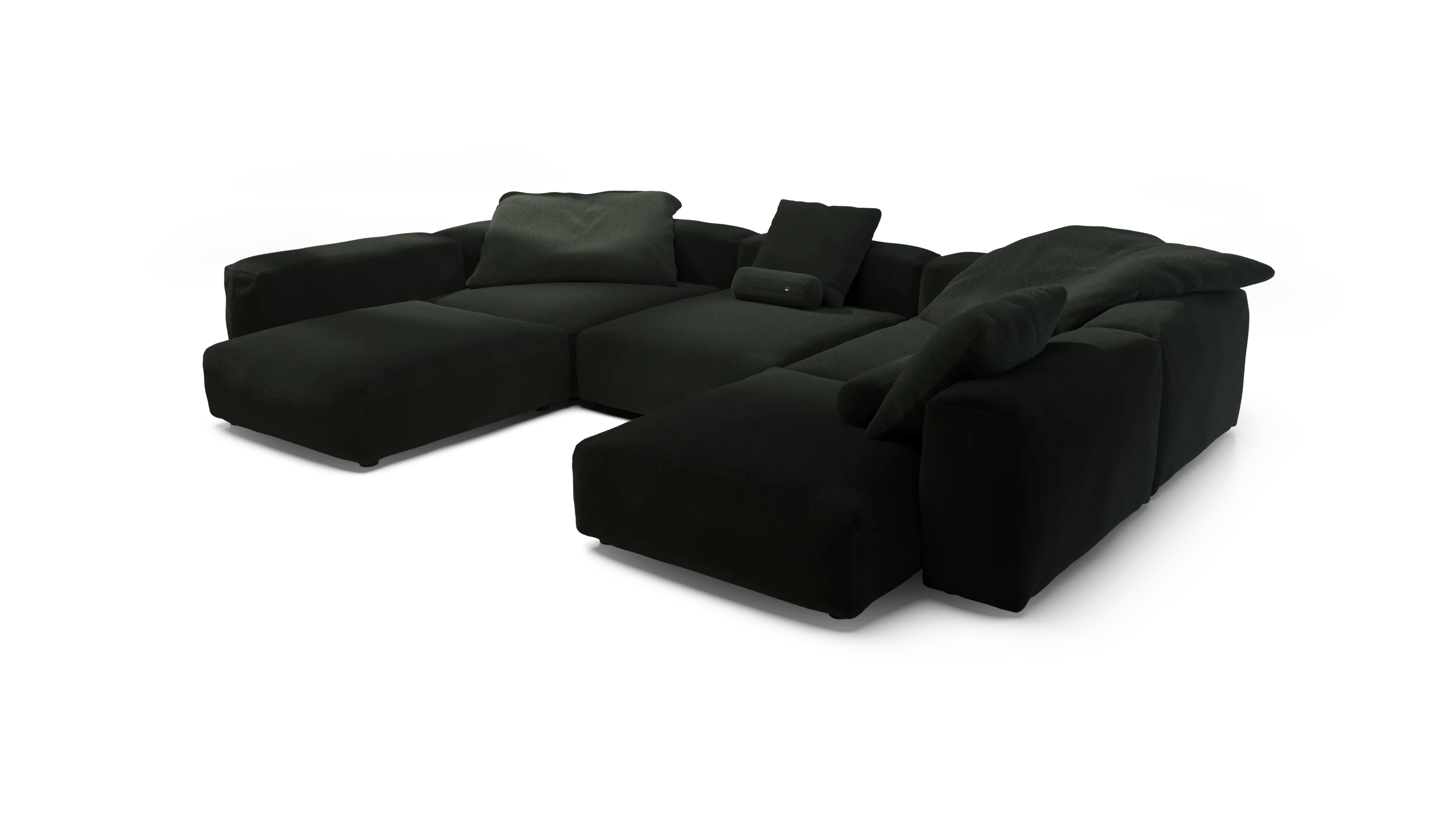vetsak | Sofa Set 06 - Loop Loop - Mousse | Modular Sofa | 6.5 Seater | Big Sofa | U-Shape | Corner Sofa - Image 3