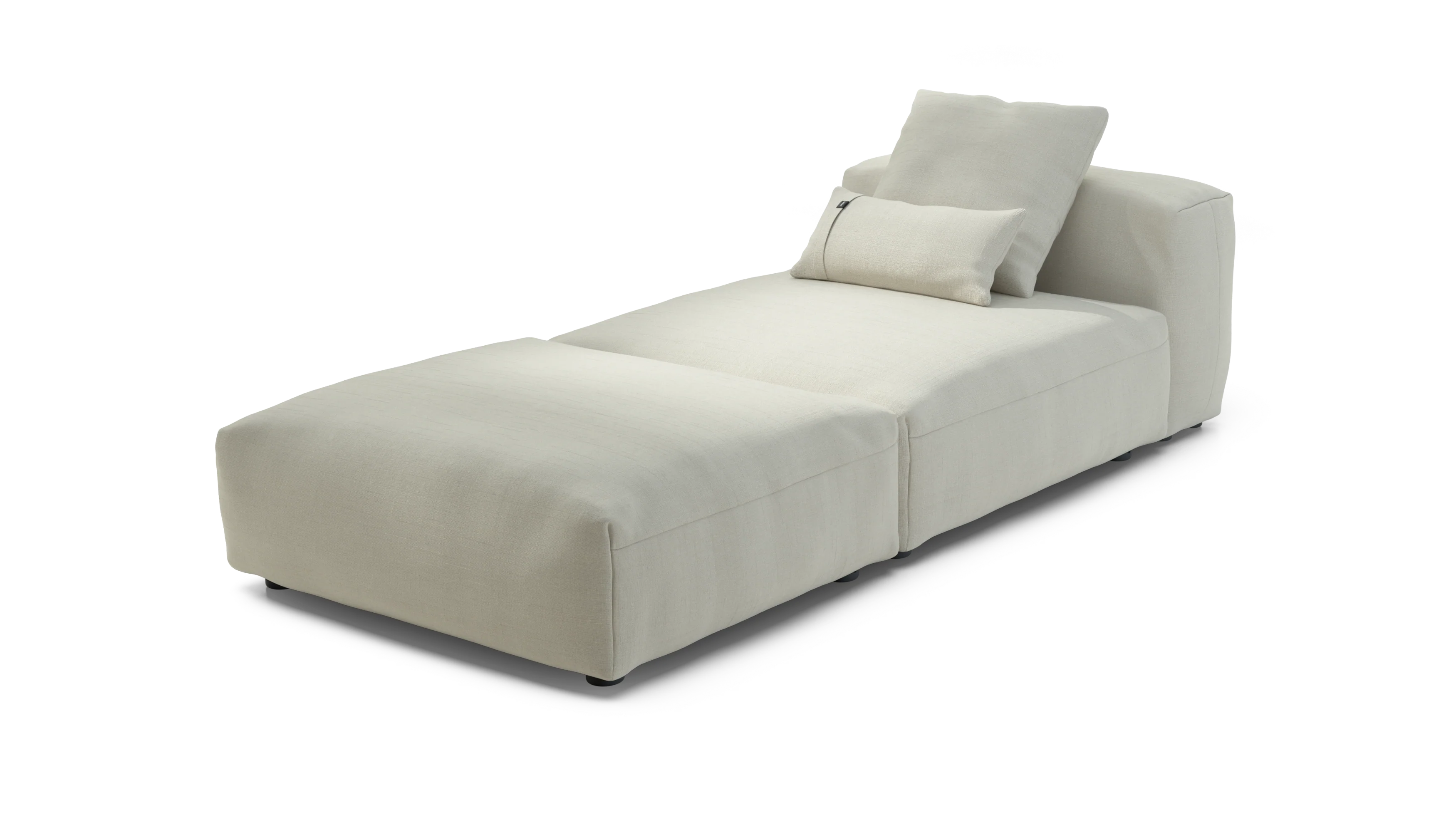 vetsak | Sofa Set 07 - Sun Lounger - Pique - Creme | Modular Sofa | 2 Seater | Daybed | Chaiselounge - Image 3
