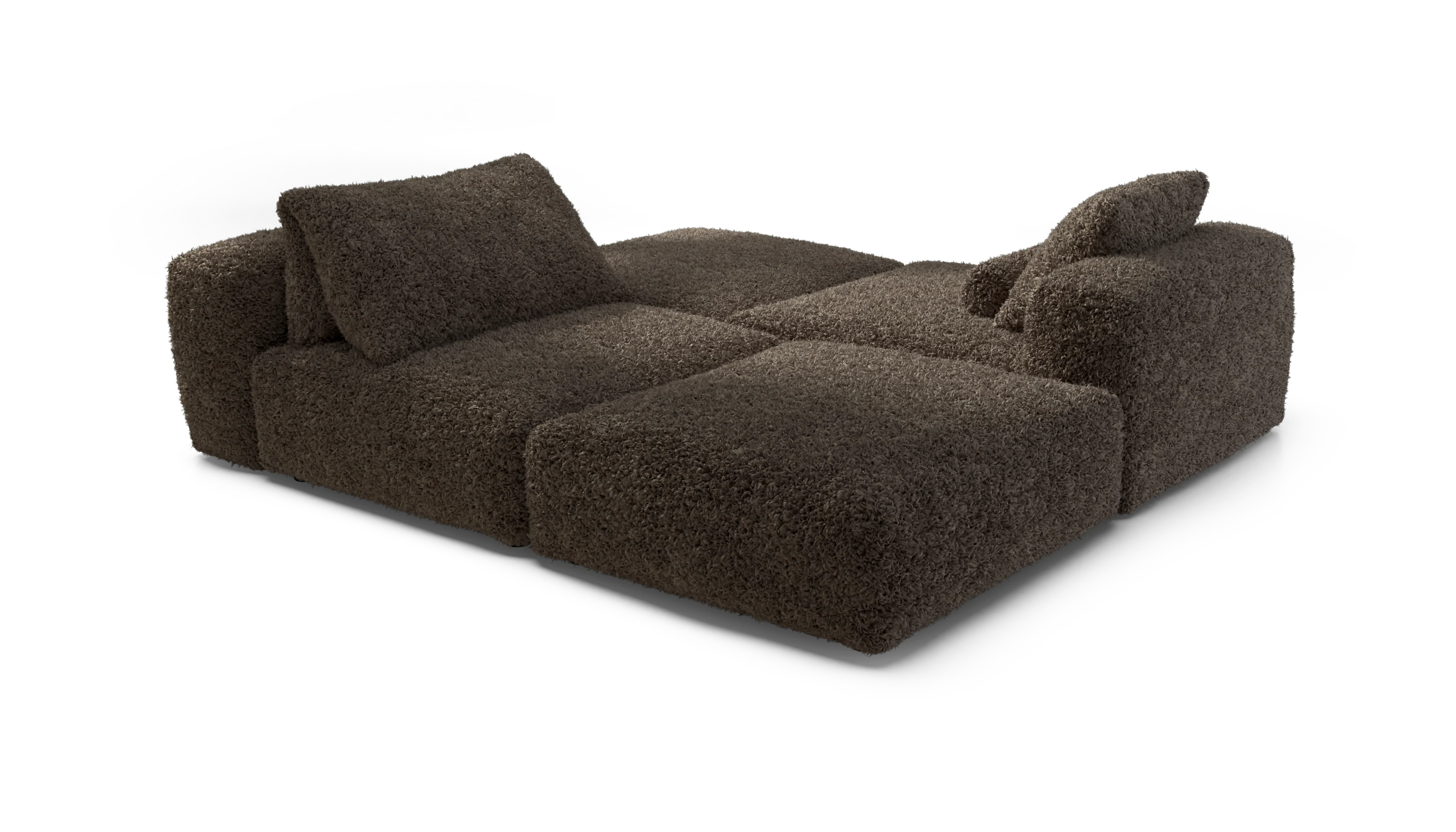 vetsak | Sofa Set 08 - Daybed - Doodle - Cacao | Modular Sofa | 6 Seater | Outdoor Island | Double lounger - Image 3