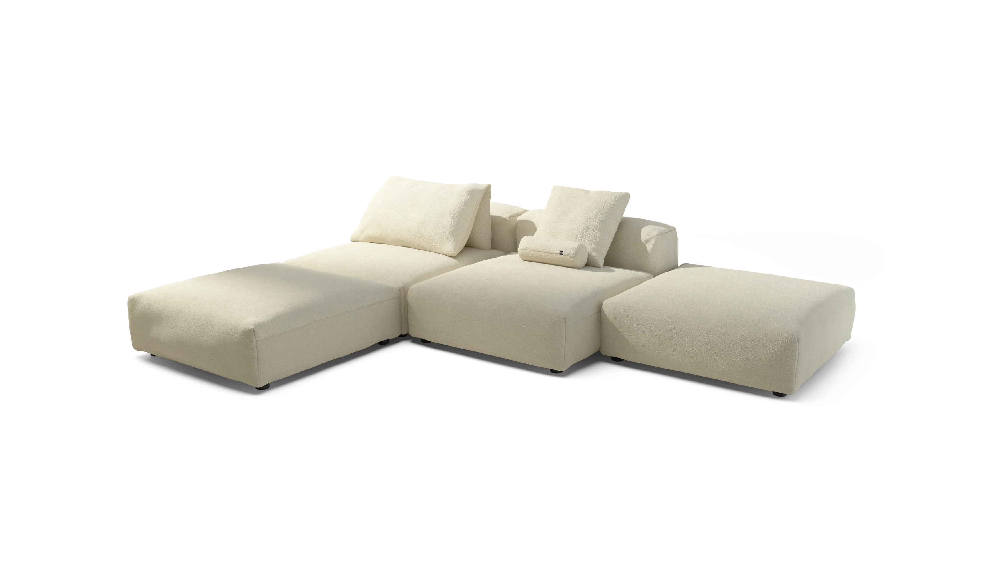 vetsak | Sofa Set 08 - Daybed - Loop Loop - Duna | Modular Sofa | 6 Seater | Outdoor Island | Double lounger - Image 4