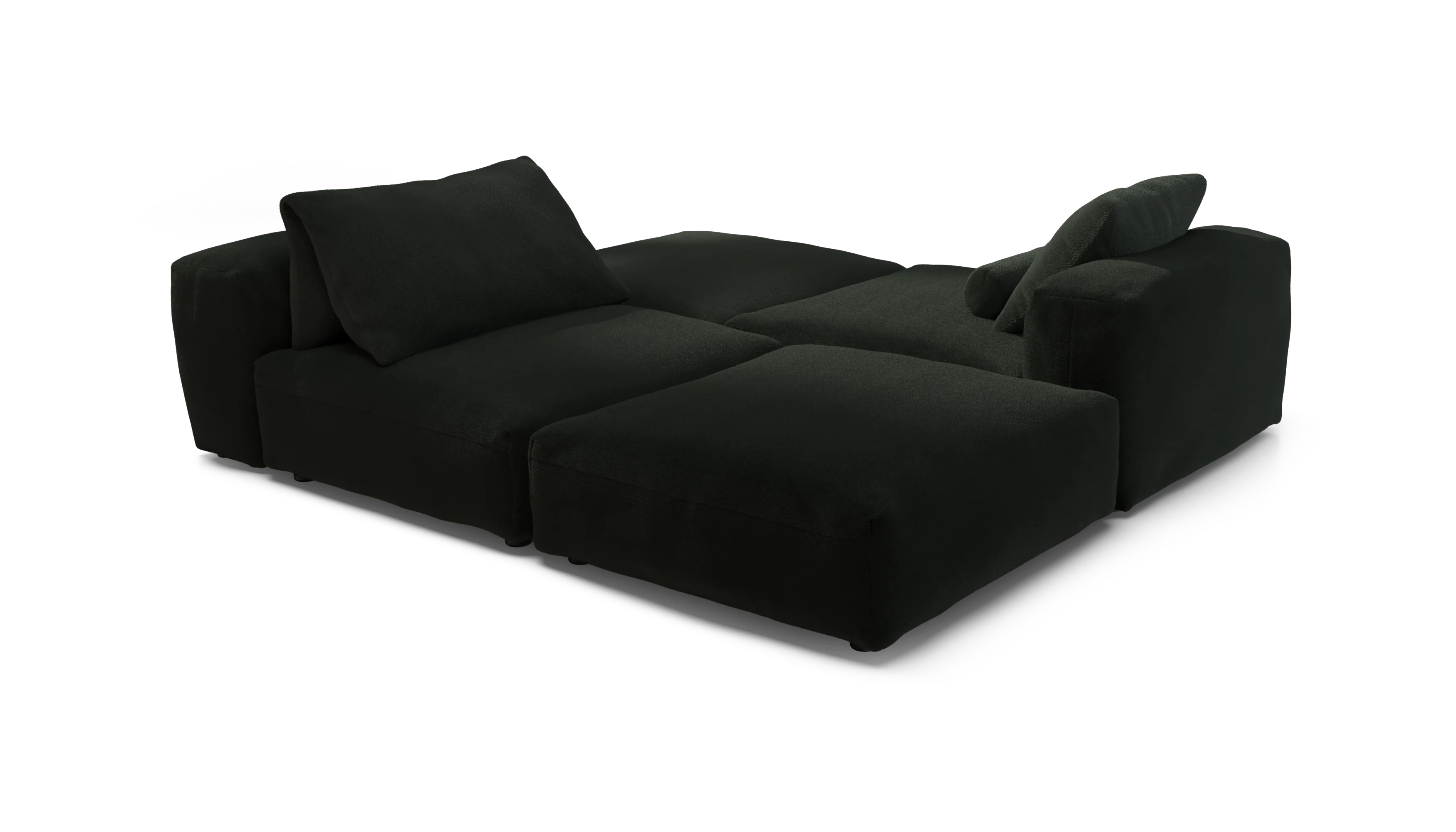 vetsak | Sofa Set 08 - Daybed - Loop Loop - Mousse | Modular Sofa | 6 Seater | Outdoor Island | Double lounger - Image 3