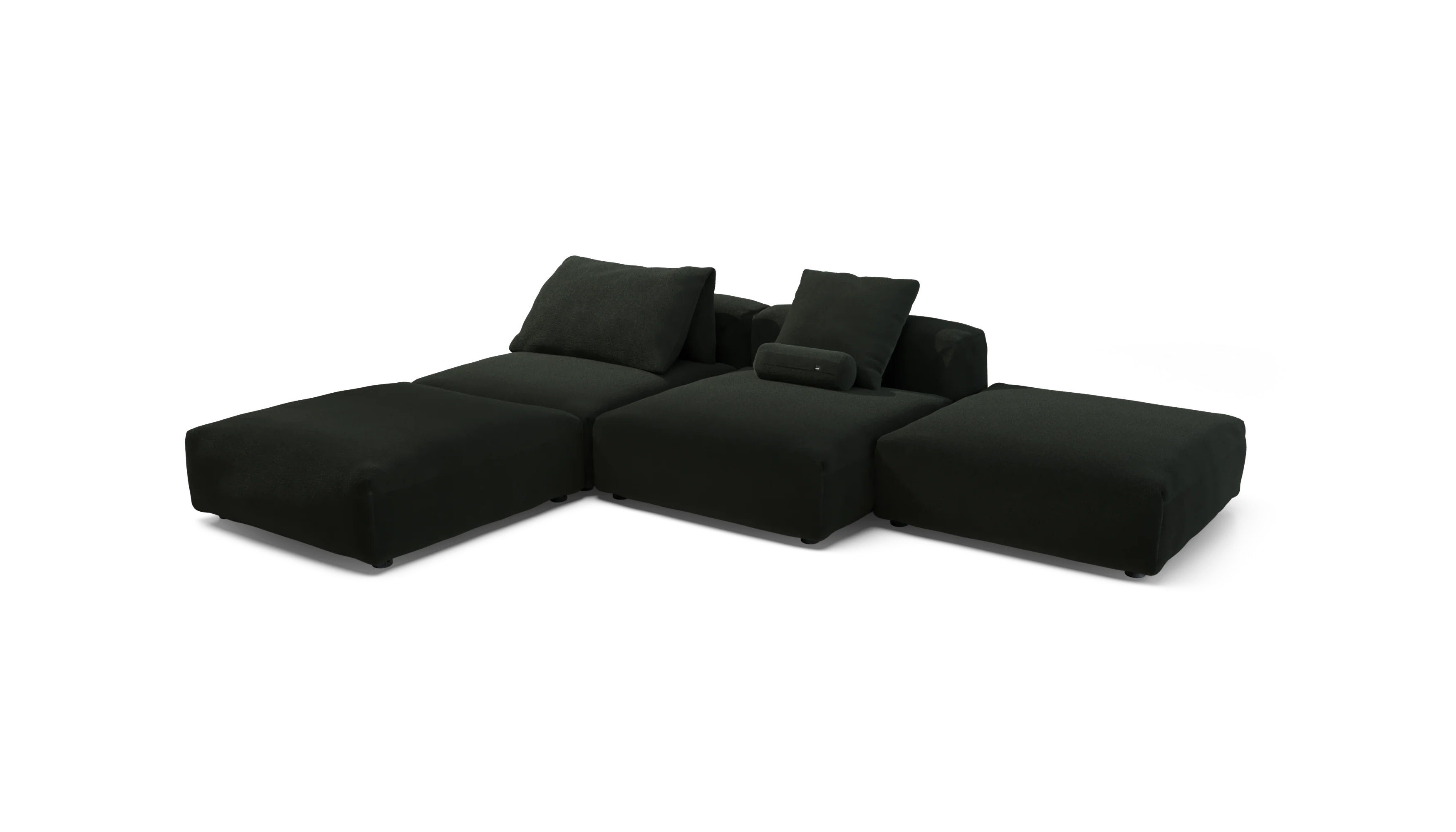 vetsak | Sofa Set 08 - Daybed - Loop Loop - Mousse | Modular Sofa | 6 Seater | Outdoor Island | Double lounger - Image 4