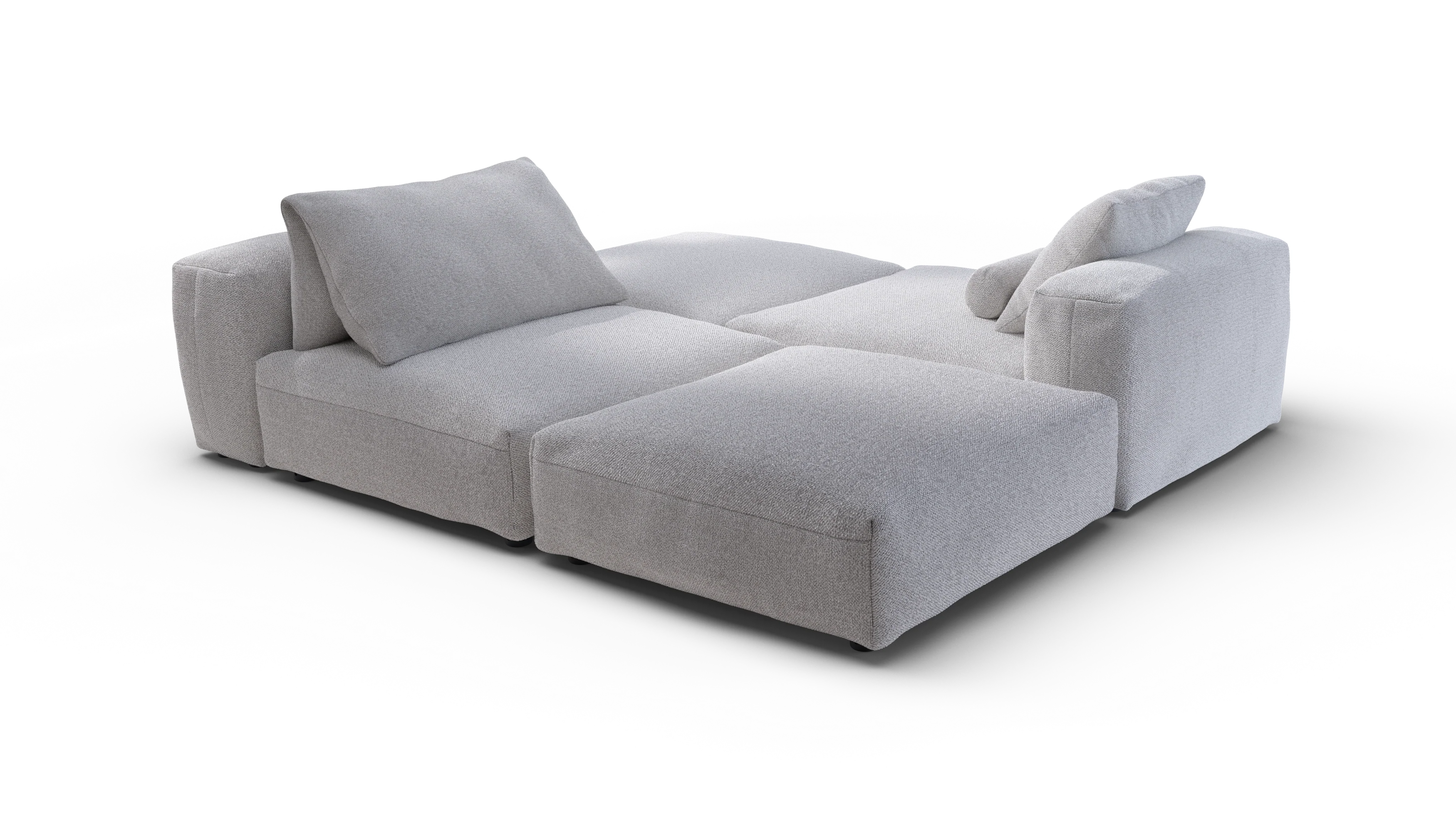 vetsak | Sofa Set 08 - Daybed - Ridge - Dune | Modular Sofa | 6 Seater | Outdoor Island | Double lounger - Image 3