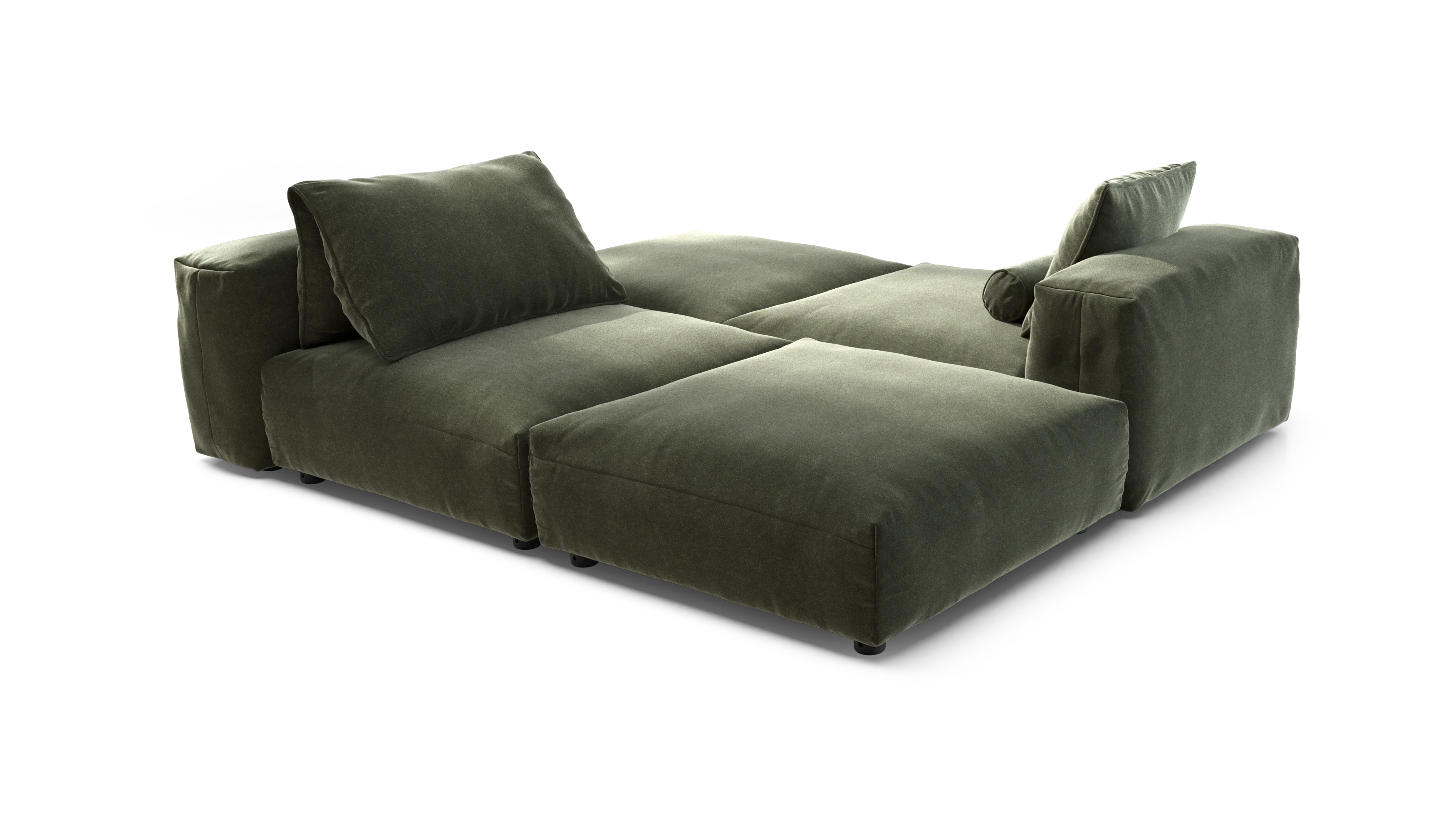 vetsak | Sofa Set 08 - Daybed - Suave - Pine | Modular Sofa | 6 Seater | Outdoor Island | Double lounger - Image 3