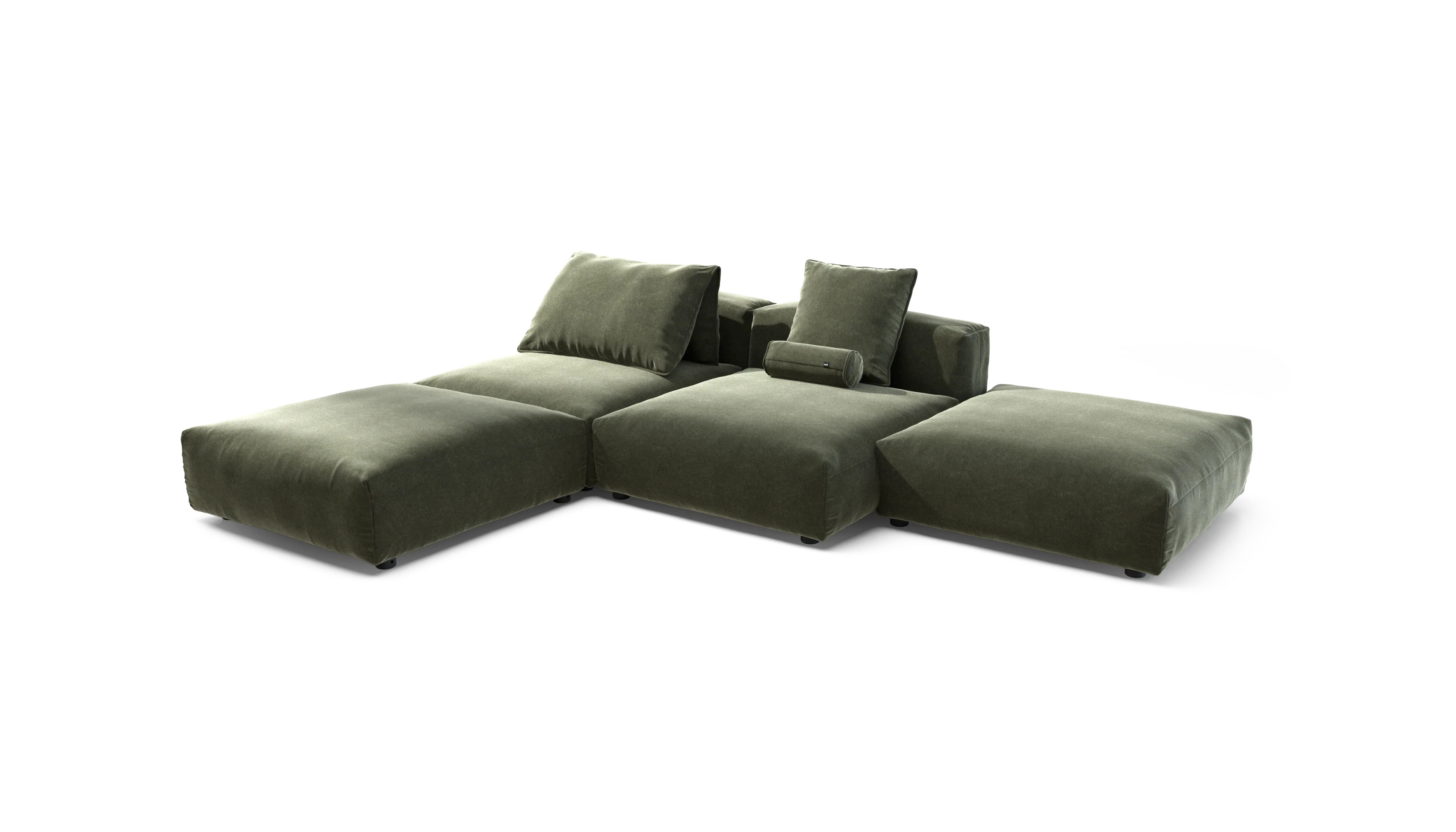 vetsak | Sofa Set 08 - Daybed - Suave - Pine | Modular Sofa | 6 Seater | Outdoor Island | Double lounger - Image 4