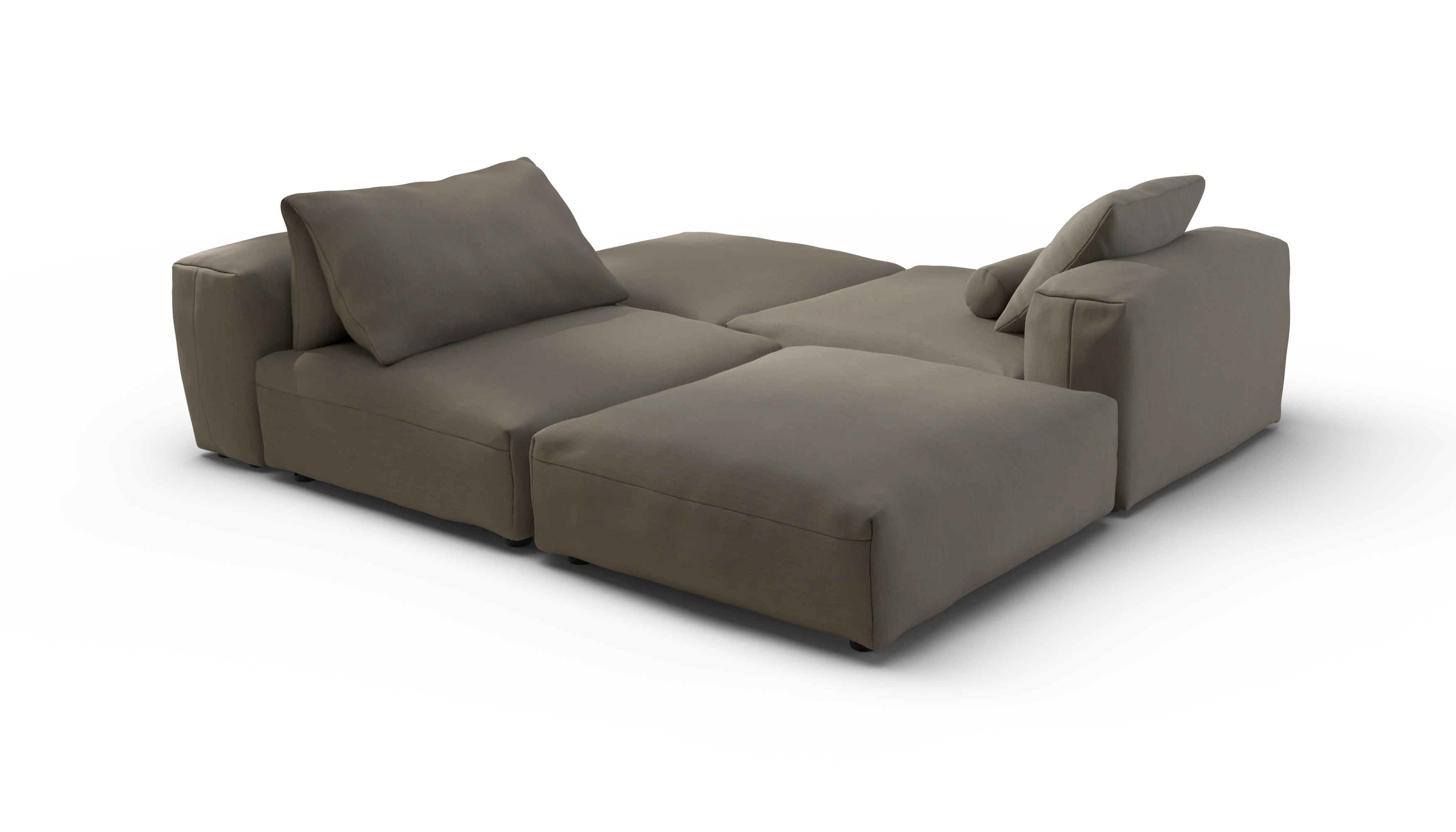 vetsak | Sofa Set 08 - Daybed - Terrain - Driftwood | Modular Sofa | 6 Seater | Outdoor Island | Double lounger - Image 3