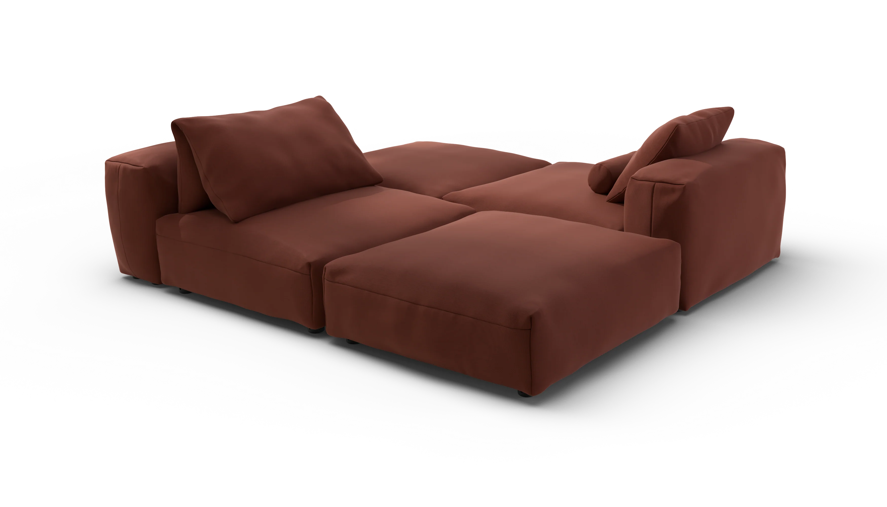 vetsak | Sofa Set 08 - Daybed - Terrain - Saffron | Modular Sofa | 6 Seater | Outdoor Island | Double lounger - Image 3