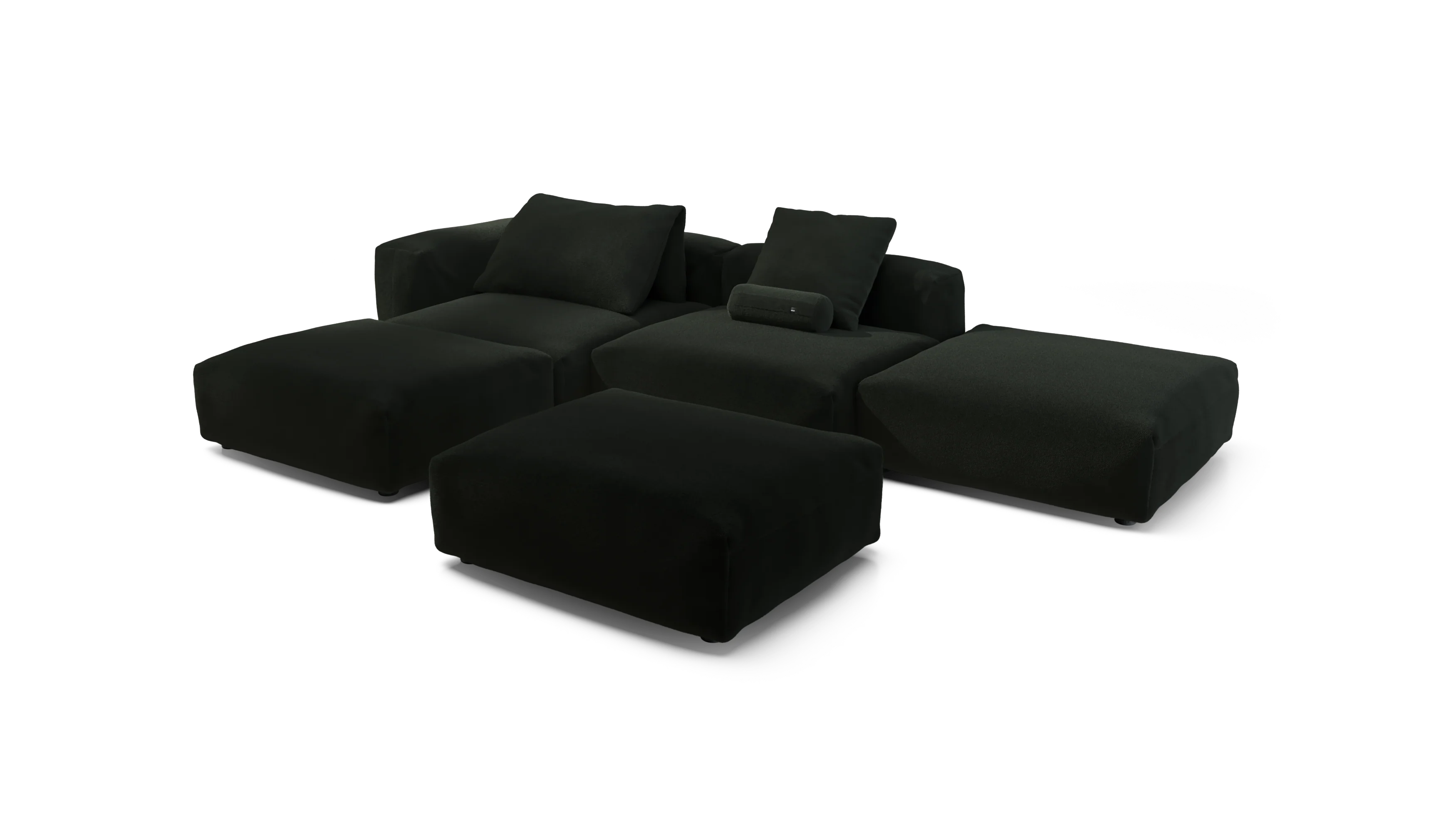 vetsak | Sofa Set 09 - The Island - Loop Loop - Mousse | Modular Sofa | 7 Seater | Sofa Island - Image 4