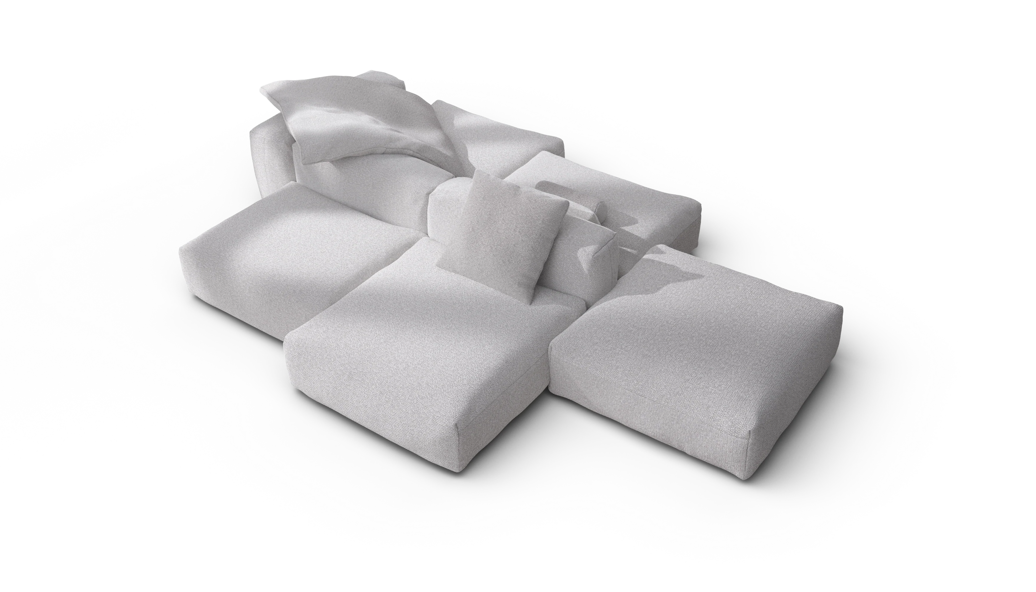 vetsak | Sofa Set 09 - The Island - Ridge - Dune | Modular Sofa | 7 Seater | Sofa Island - Image 3