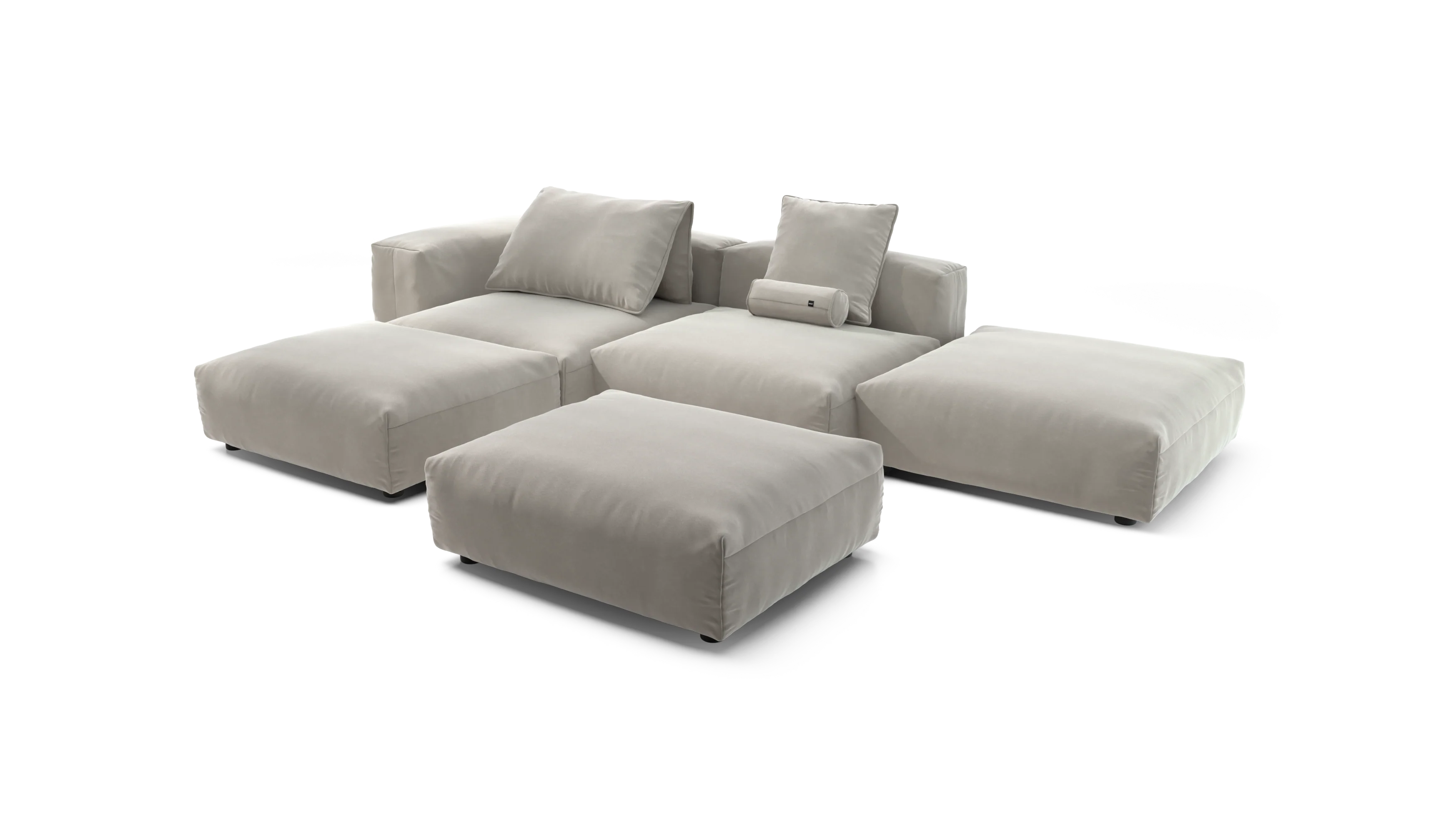 vetsak | Sofa Set 09 - The Island - Suave - Clay | Modular Sofa | 7 Seater | Sofa Island - Image 4