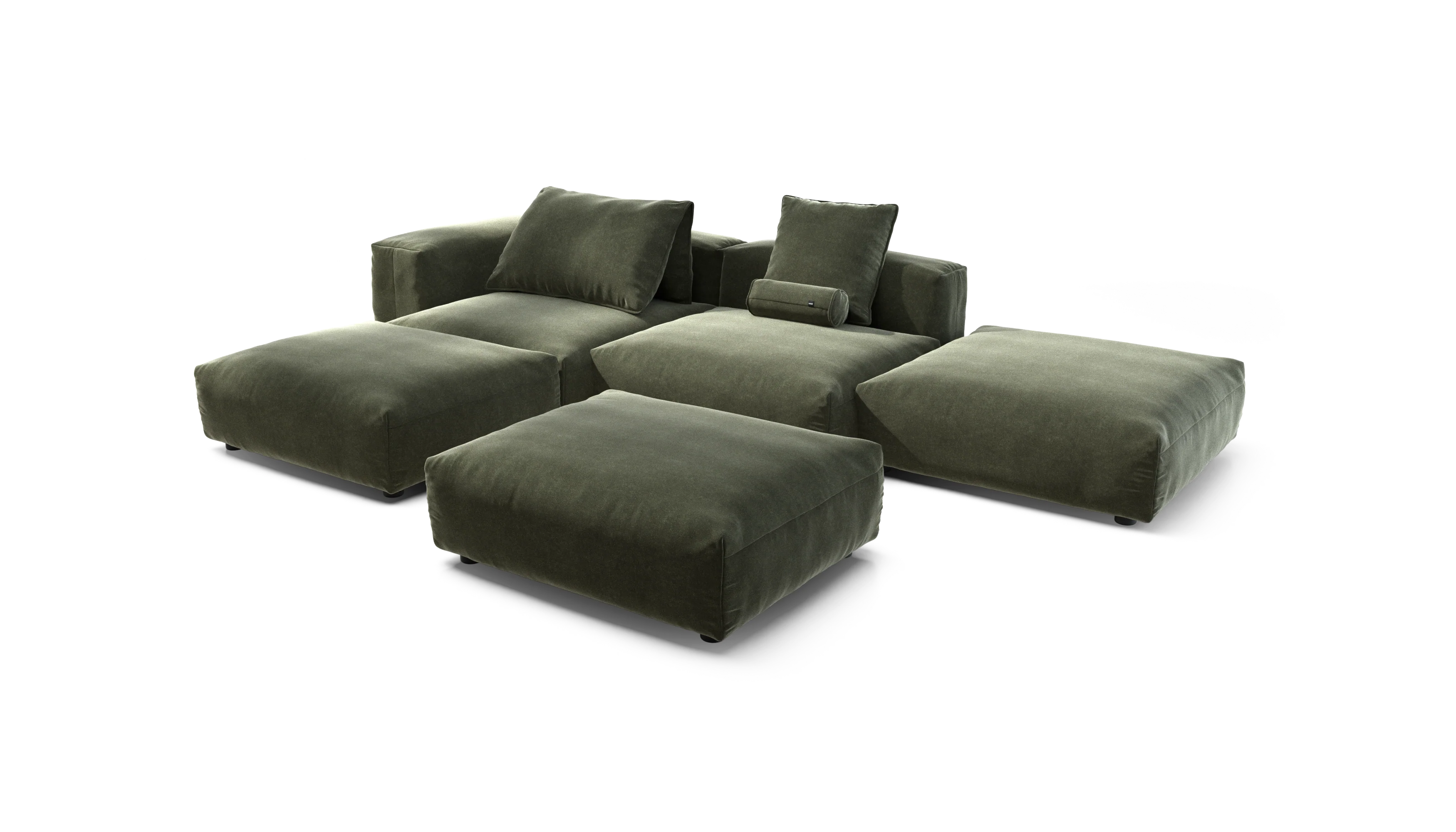 vetsak | Sofa Set 09 - The Island - Suave - Pine | Modular Sofa | 7 Seater | Sofa Island - Image 4