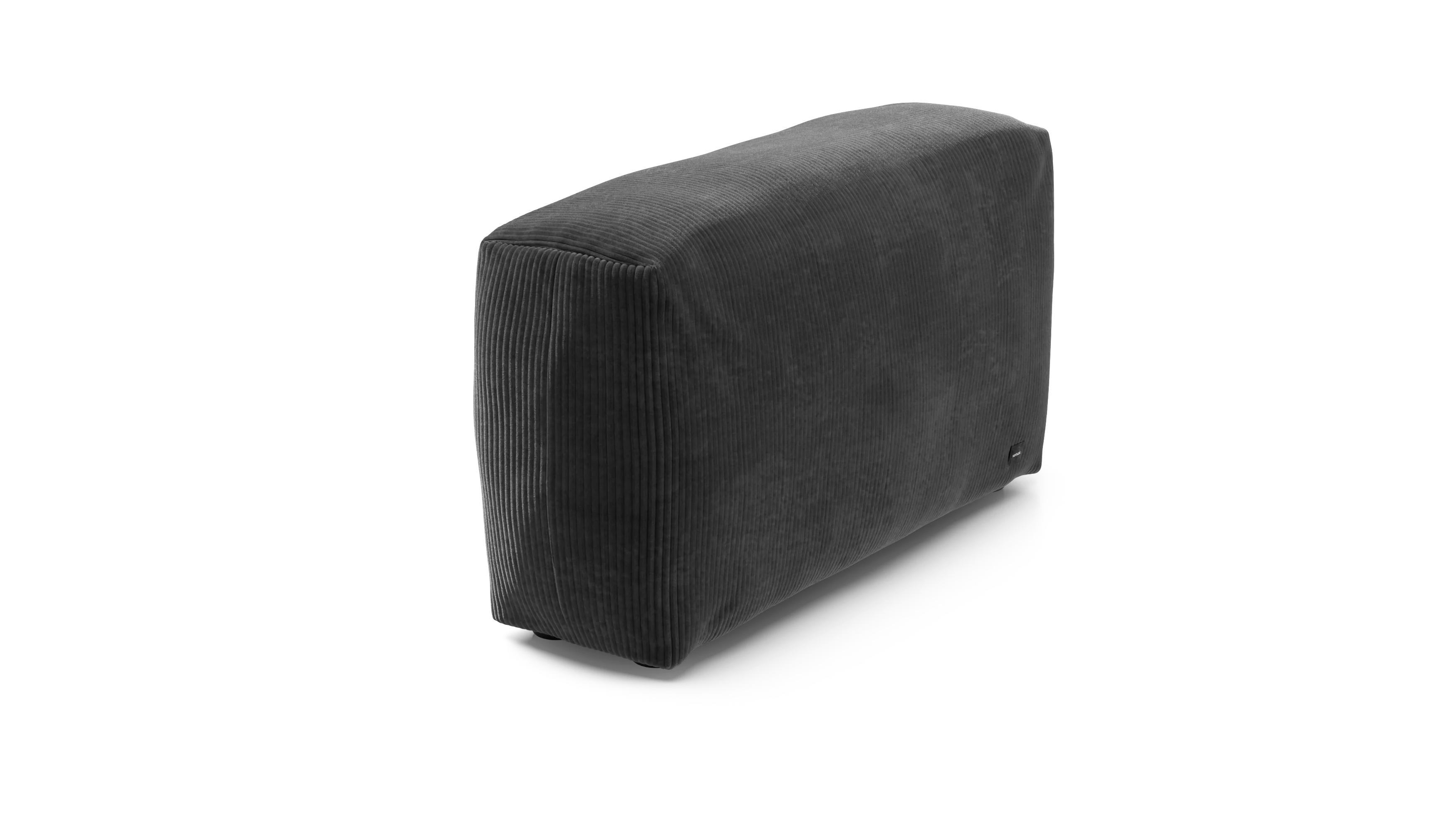 vetsak | Sofa Side Large - Cord Velour - Dark Grey