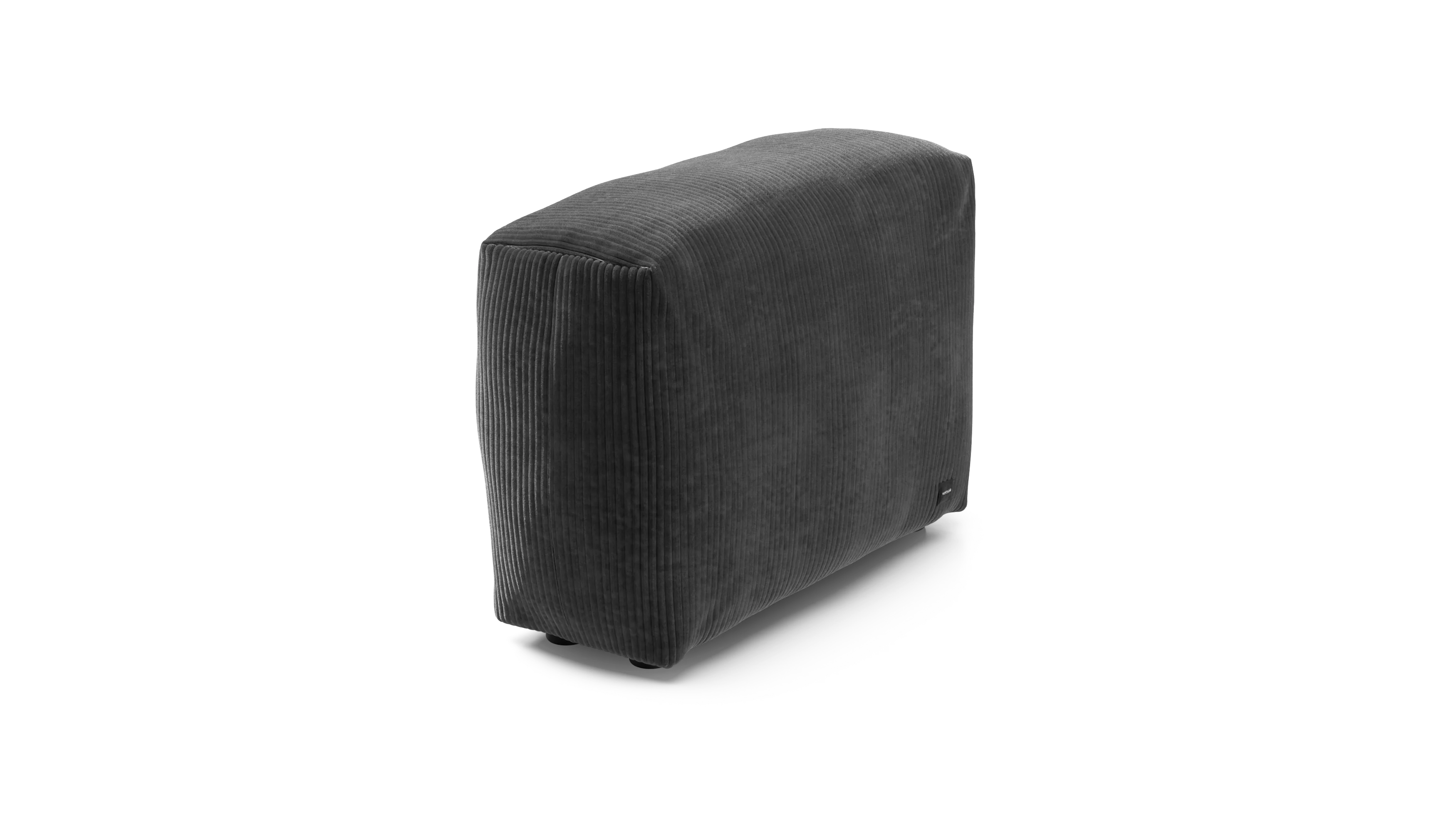 vetsak | Sofa Side Medium - Cord Velour - Dark Grey